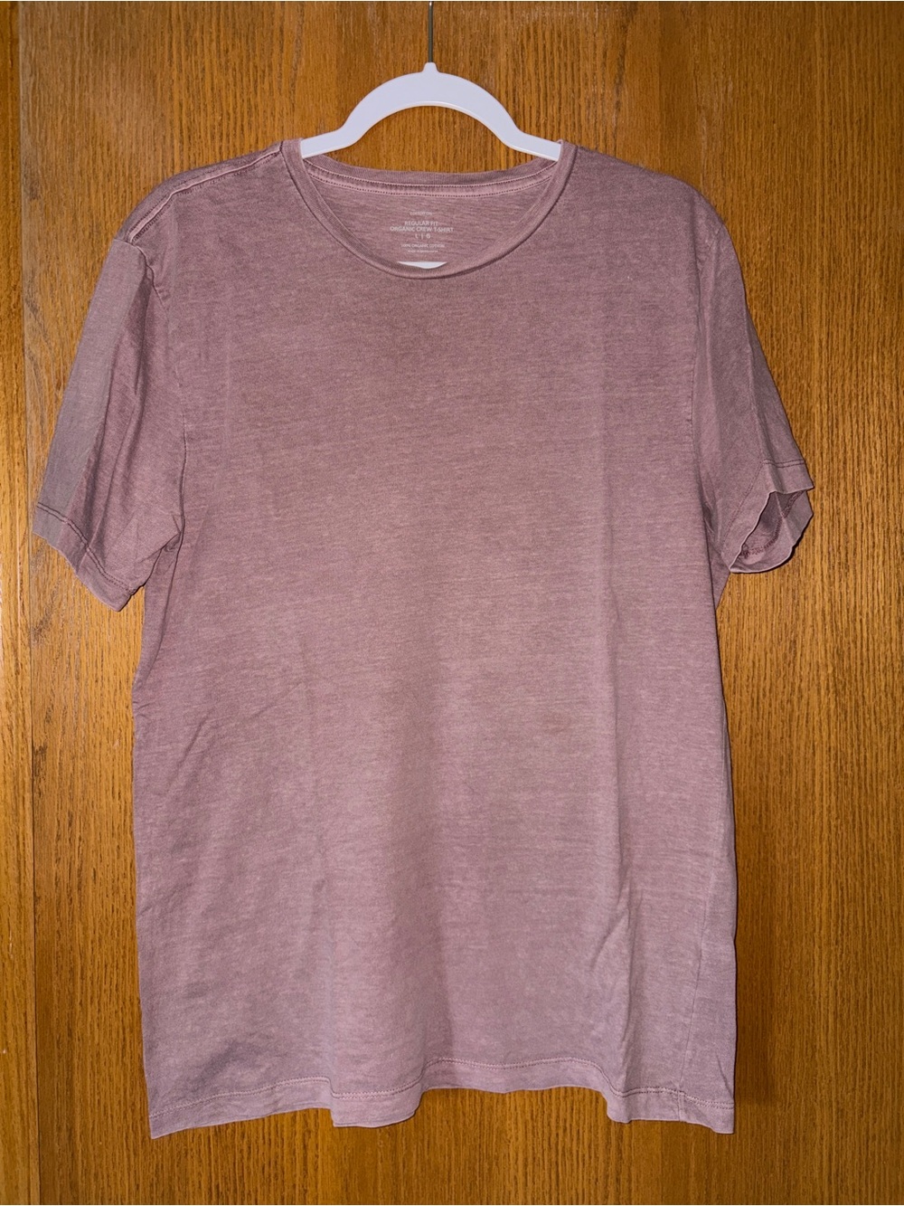 Cotton On Men's Regular Fit Crew T-Shirt in Dusty Rose